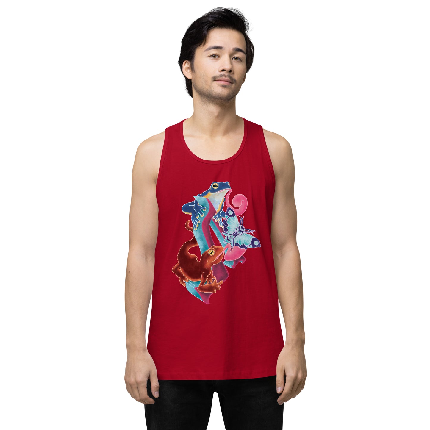 "Amphibian Party" Premium tank top