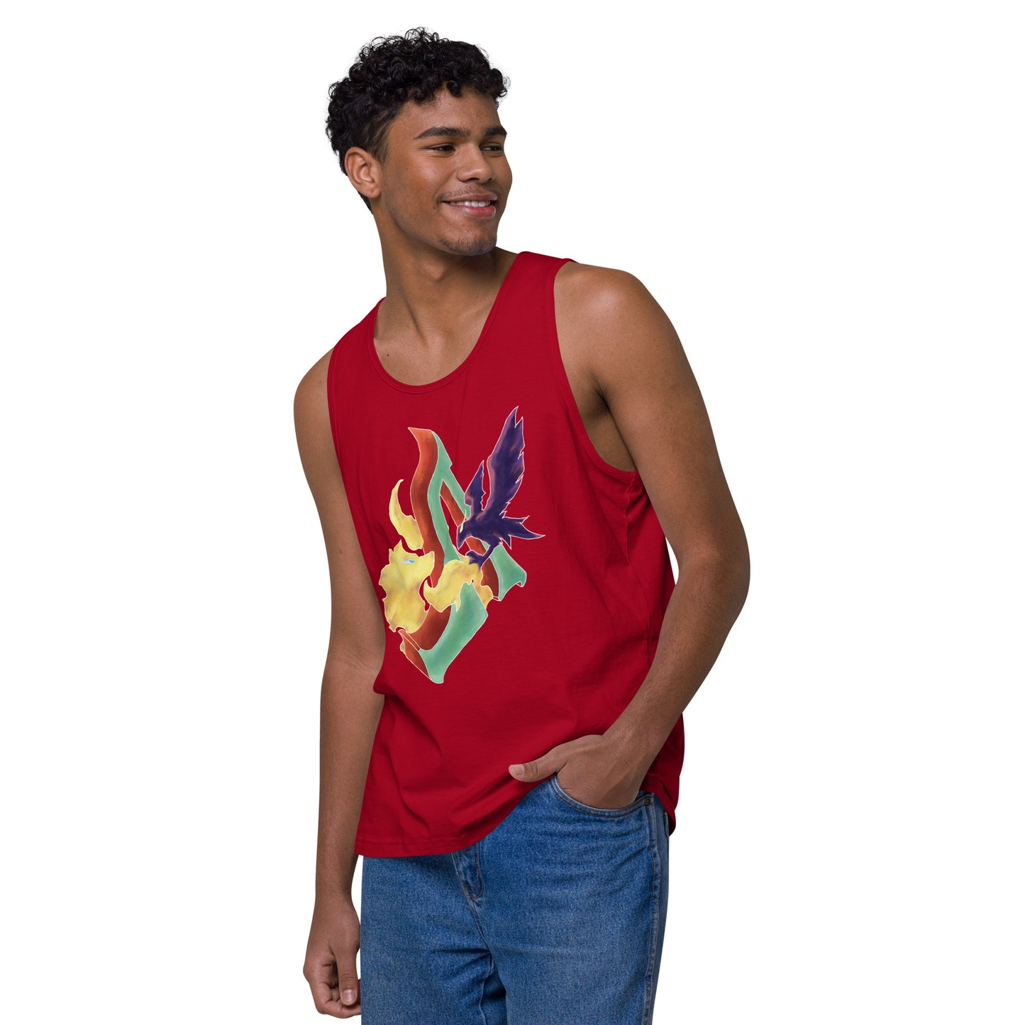 "The Raven and The Wolf" Premium Tank Top