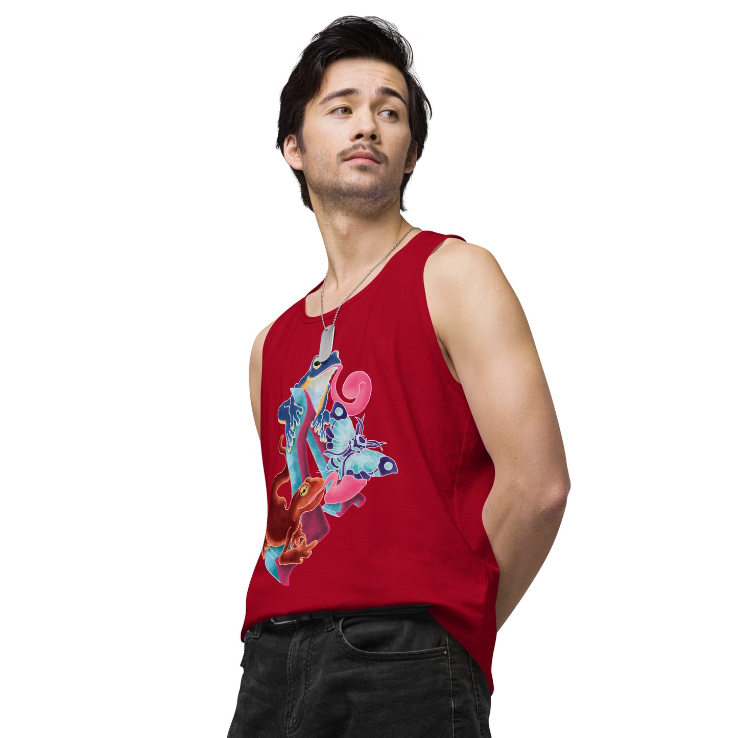 "Amphibian Party" Premium tank top