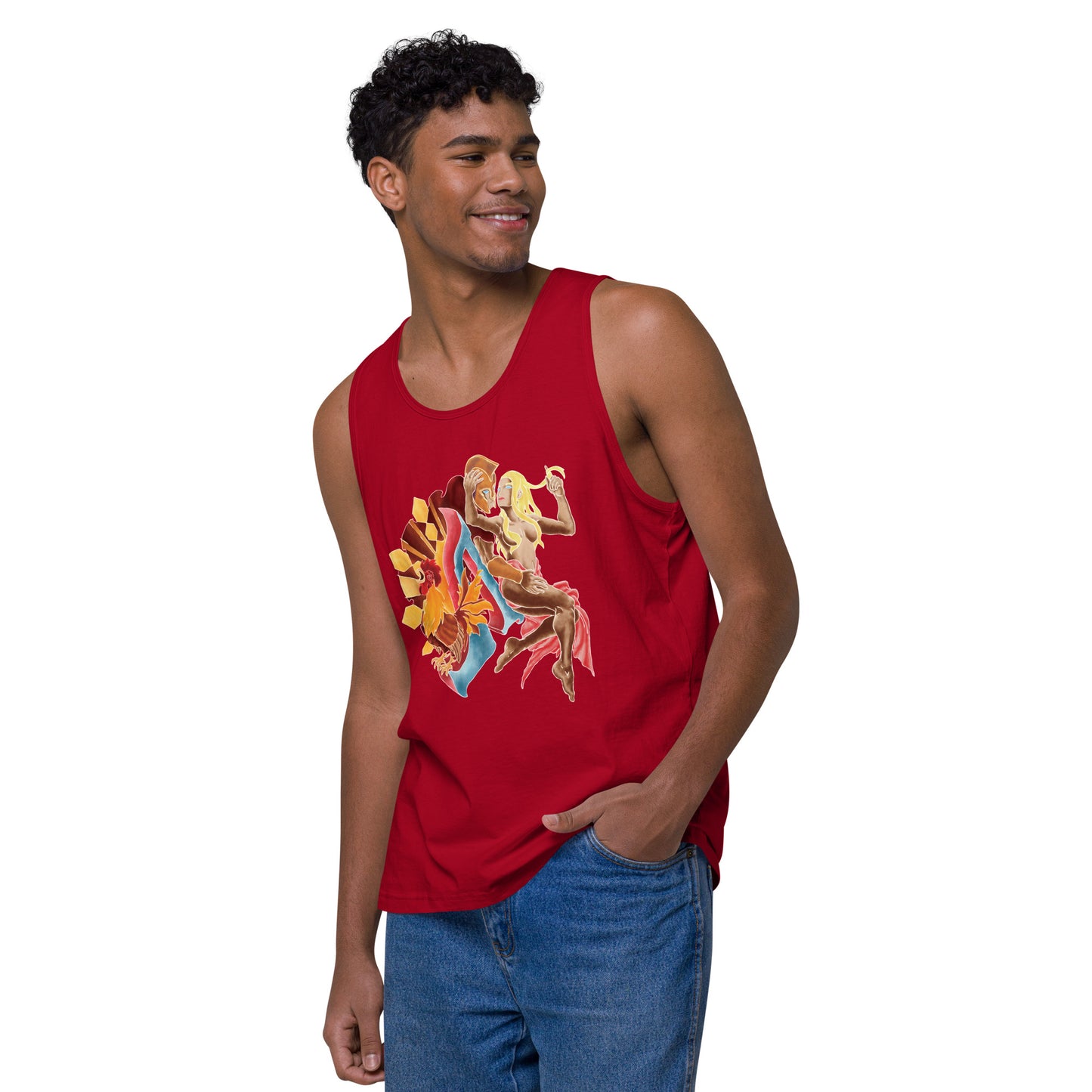 "Ares and Aphrodite" Premium Tank Top