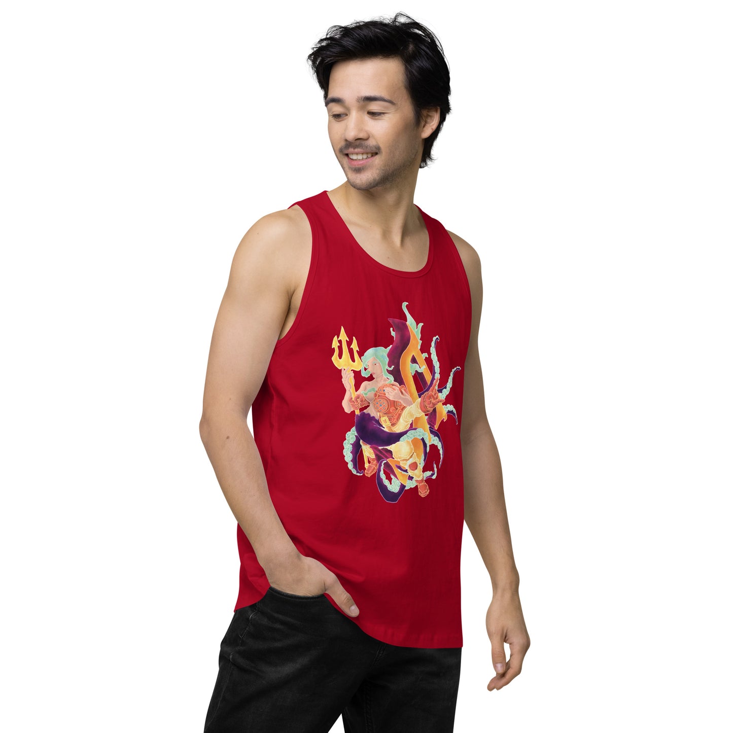 "Diver Meets Dive or Die Chic" Premium Tank Top