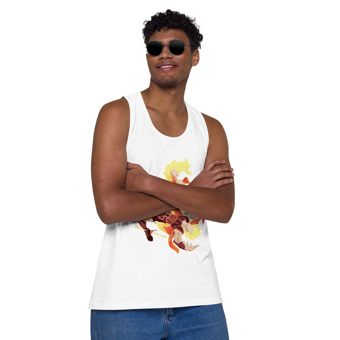 "Achilles and Briseis" Premium Tank Top