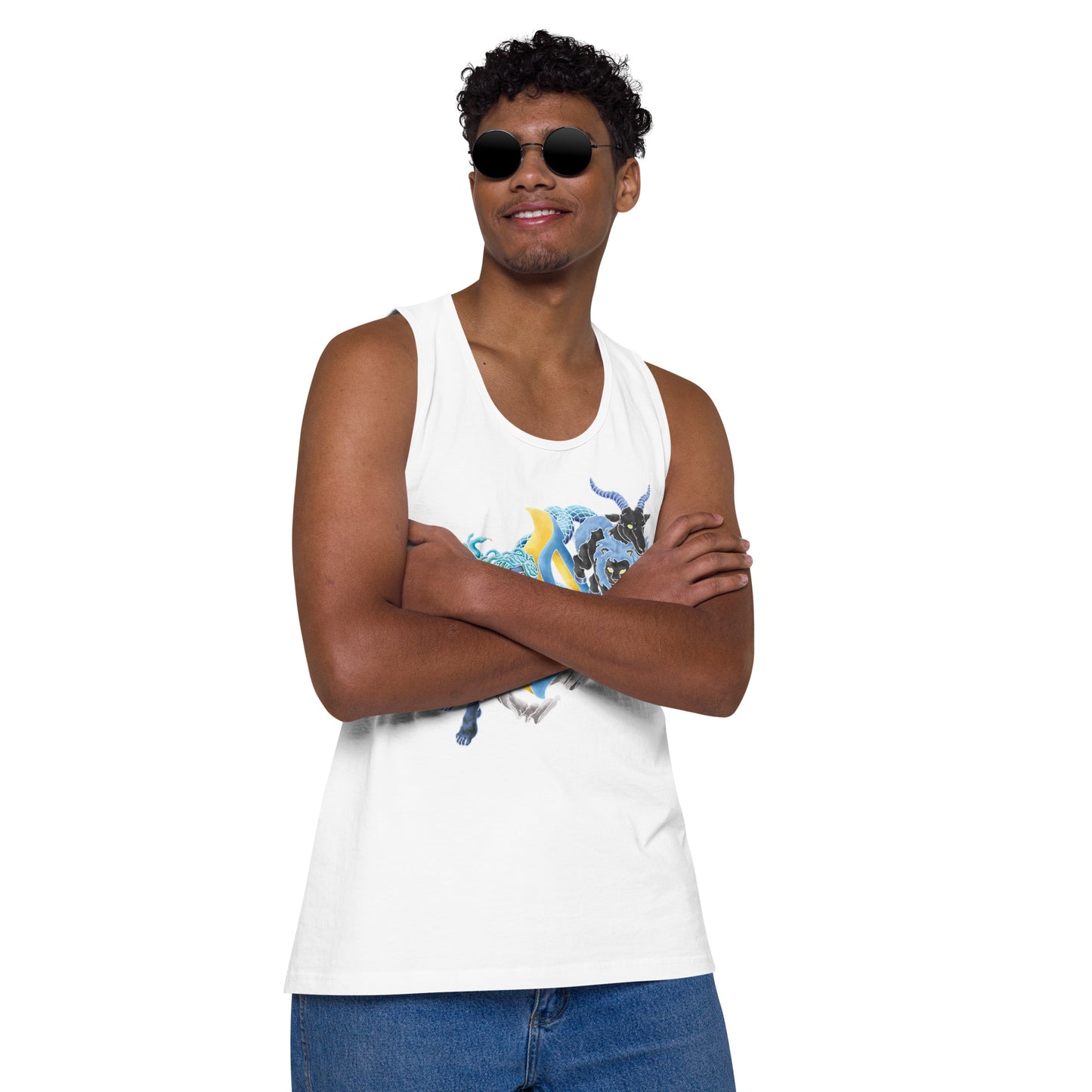 "Medusa and Chimera" Premium Tank Top