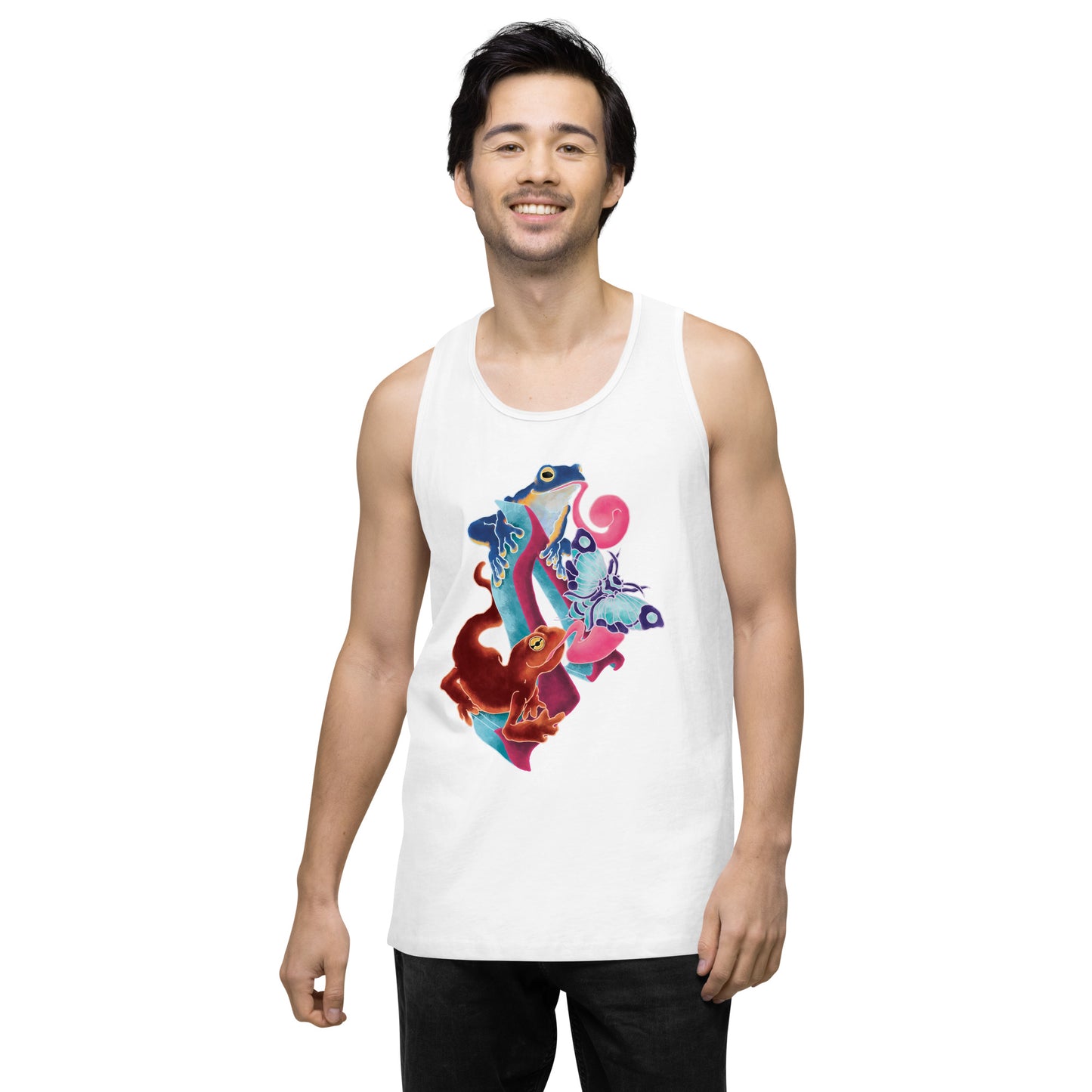 "Amphibian Party" Premium tank top