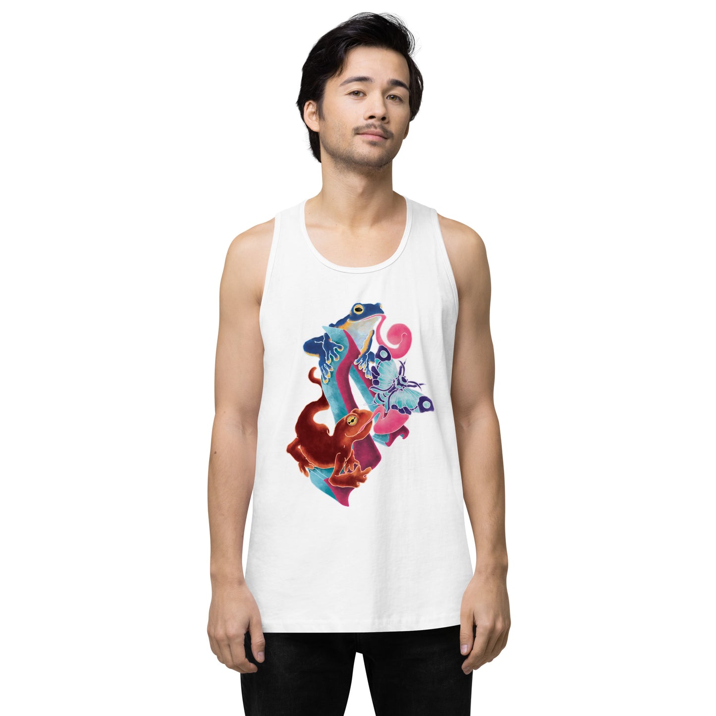 "Amphibian Party" Premium tank top