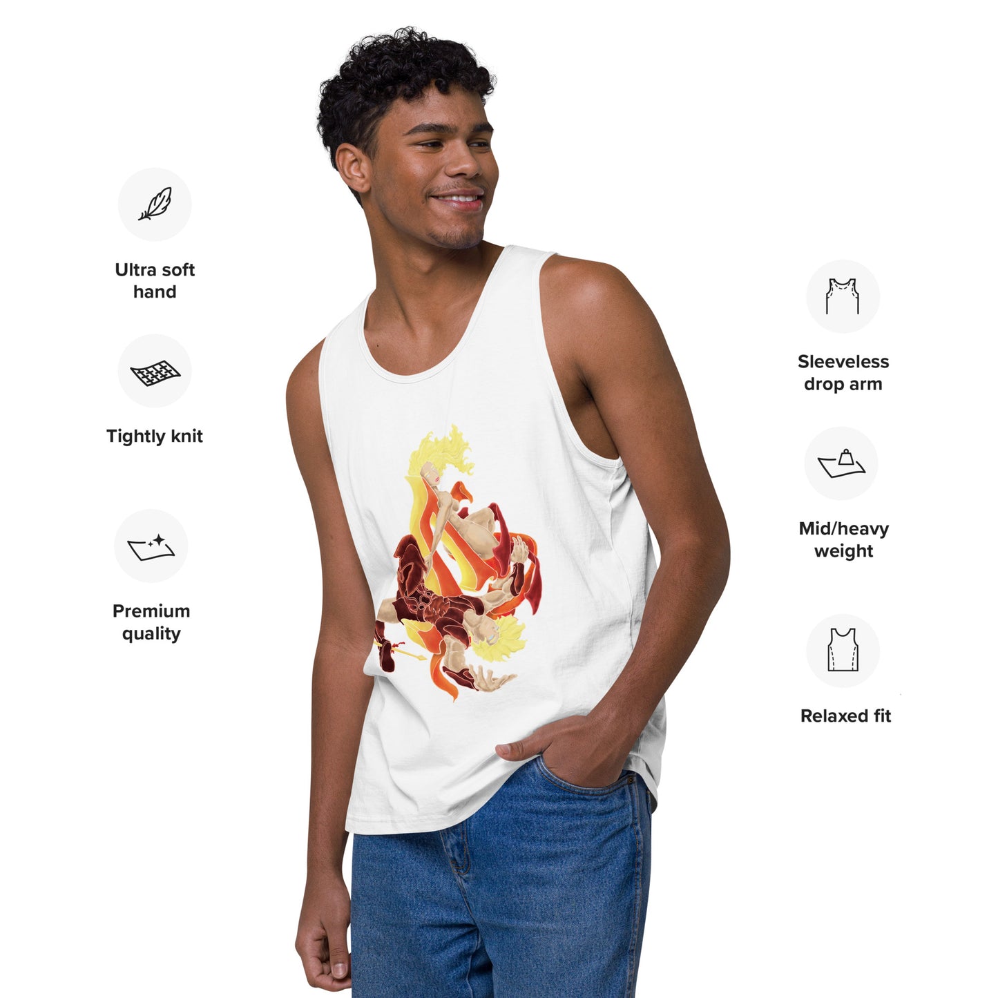 "Achilles and Briseis" Premium Tank Top