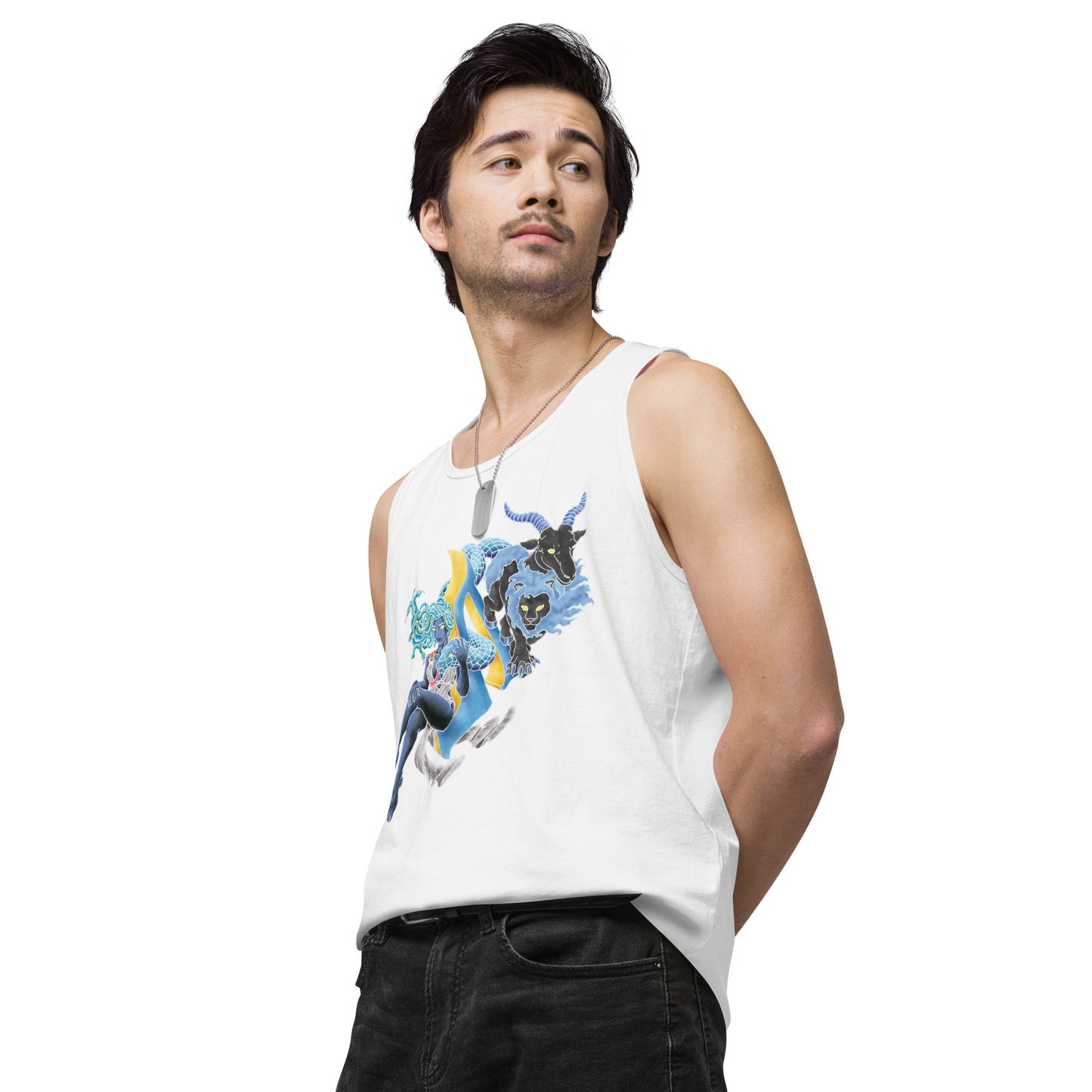 "Medusa and Chimera" Premium Tank Top