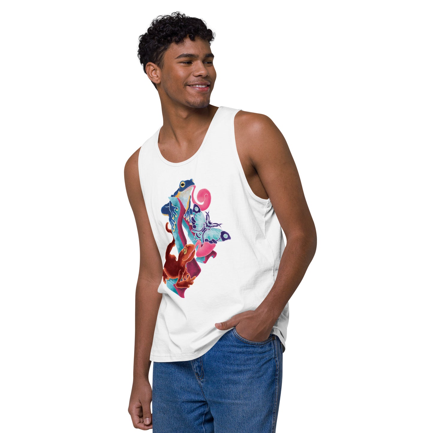 "Amphibian Party" Premium tank top