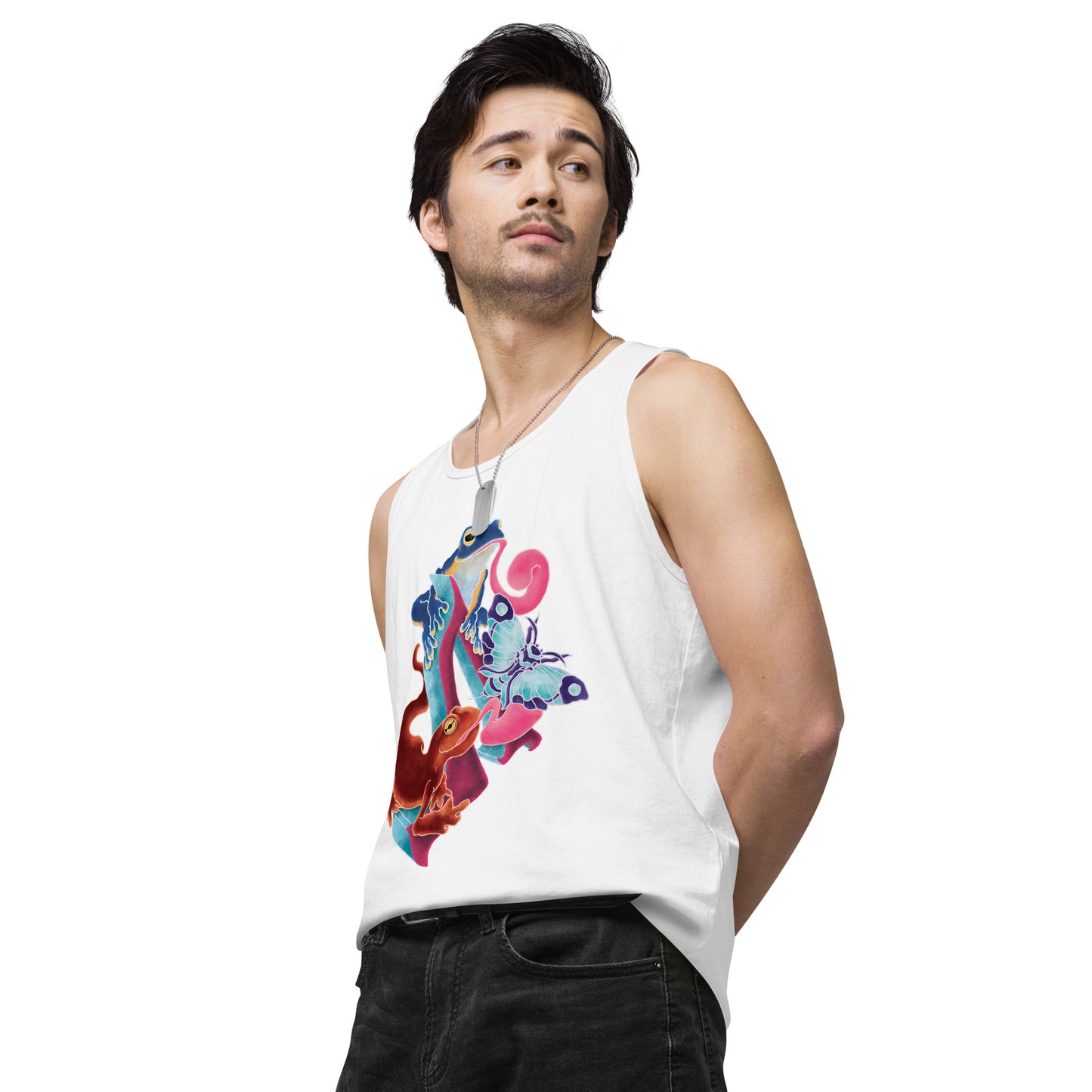 "Amphibian Party" Premium tank top