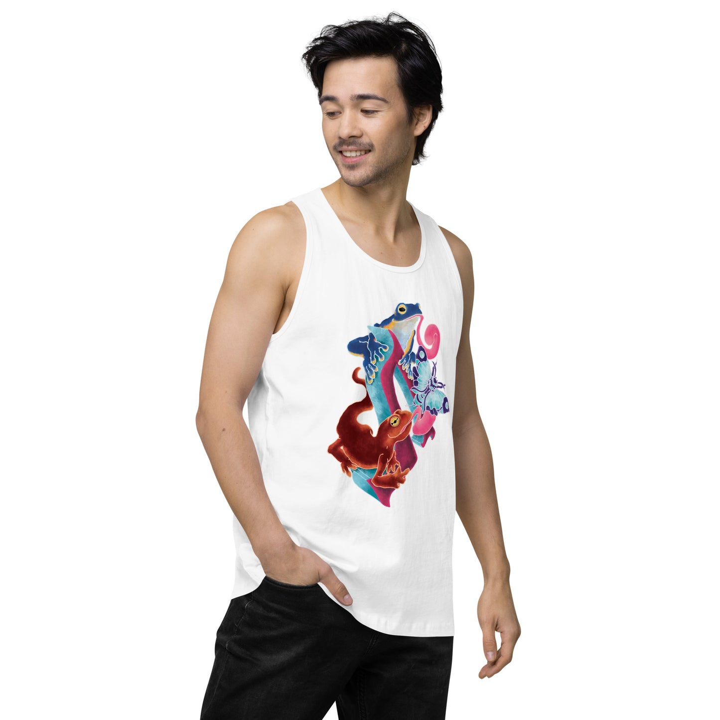 "Amphibian Party" Premium tank top