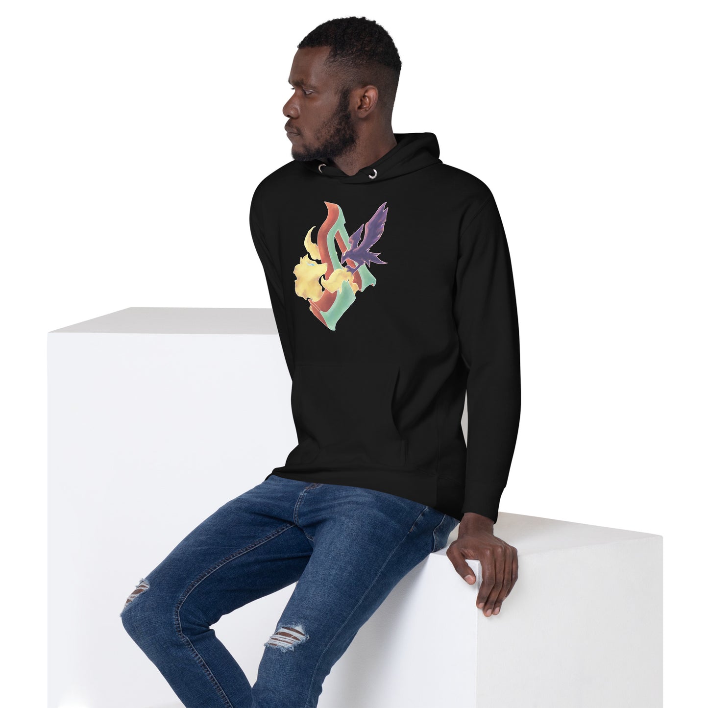 "The Raven And The Wolf" Premium Hoodie