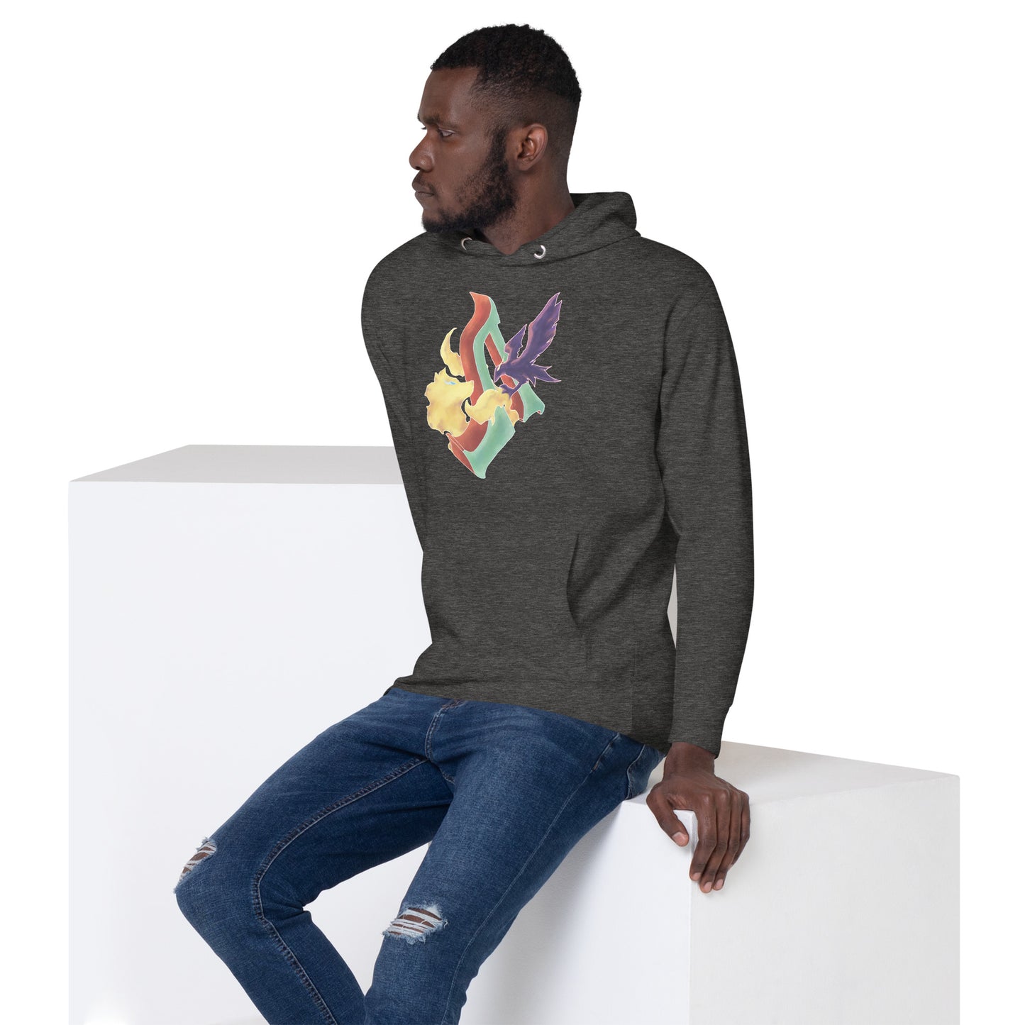 "The Raven And The Wolf" Premium Hoodie