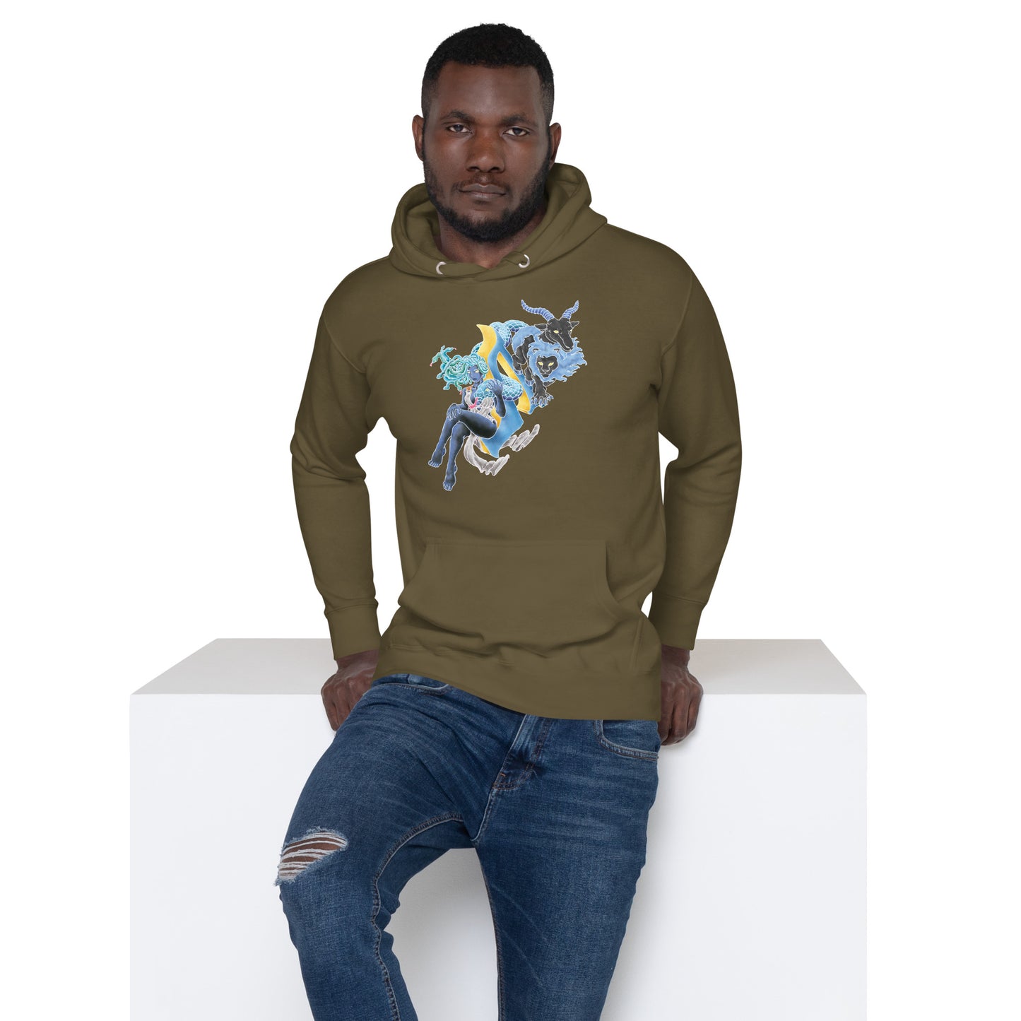 "Medusa and Chimera" Premium Hoodie