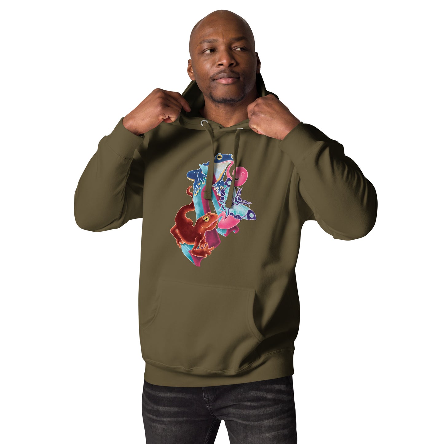 "Amphibian Party" Premium Hoodie