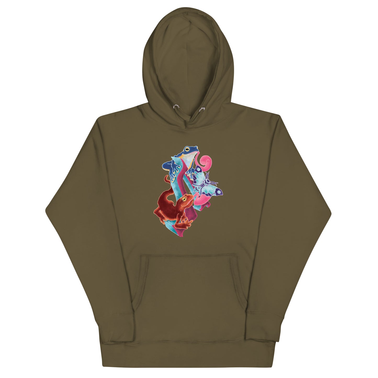 "Amphibian Party" Premium Hoodie