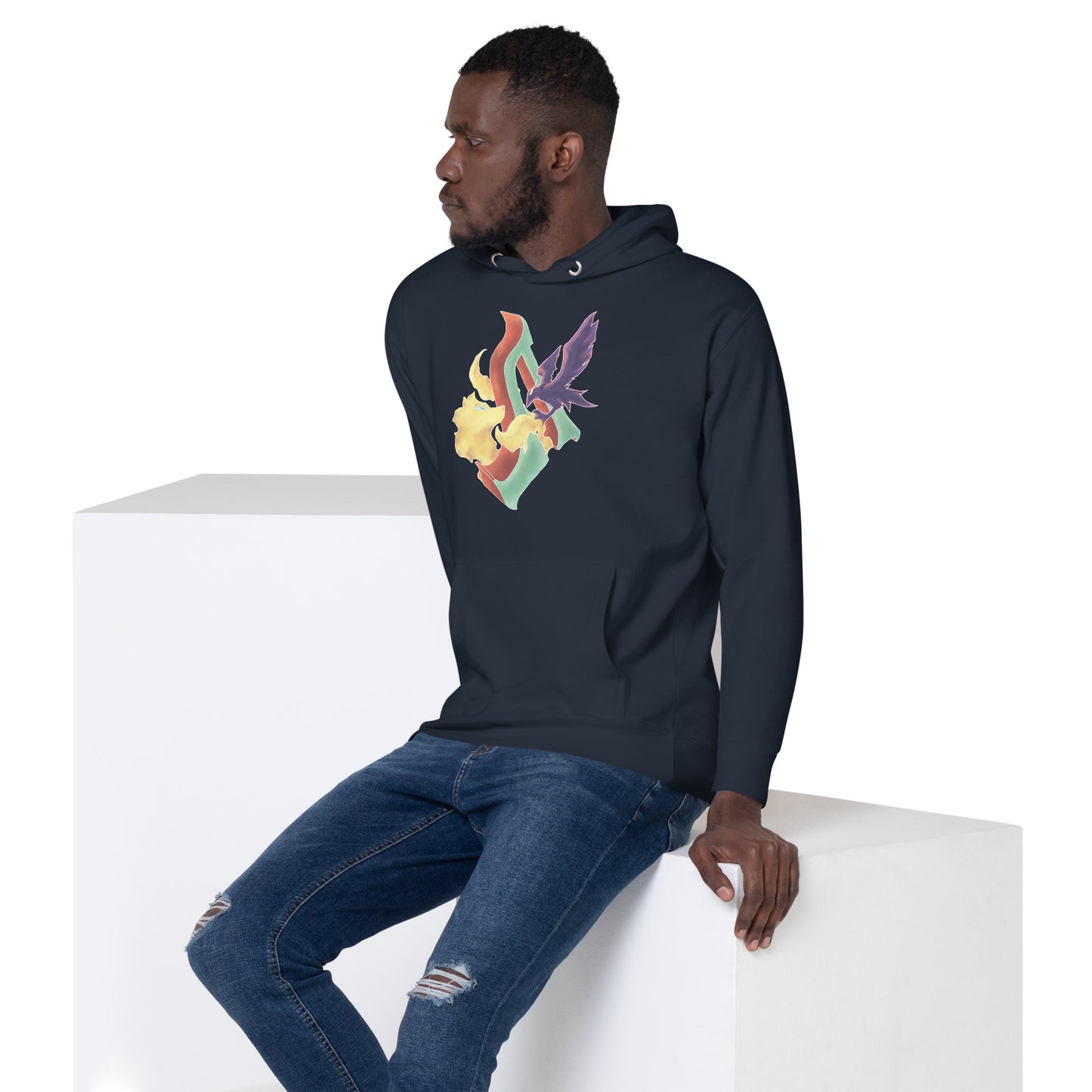 "The Raven And The Wolf" Premium Hoodie